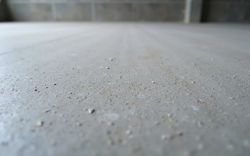 Close-up of a diamond-ground concrete surface profile showing CSP 2-3 texture