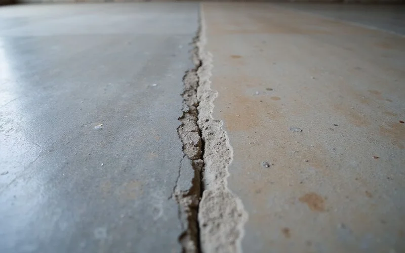A side-by-side comparison of sealed concrete next to full-coated concrete