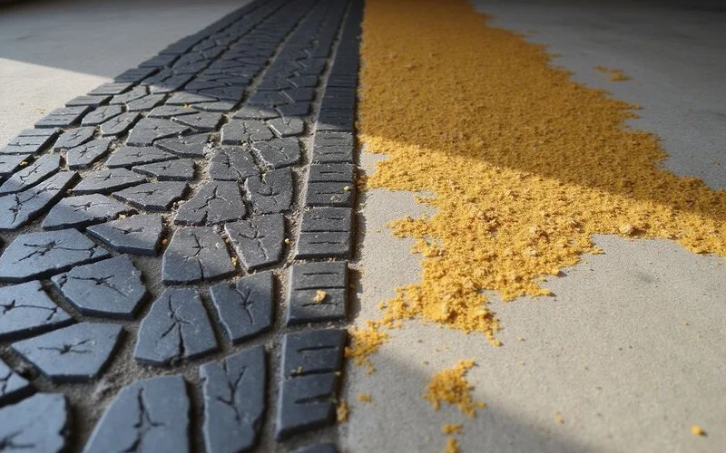 A side-by-side of an identified epoxy failure mode with its root cause labeled