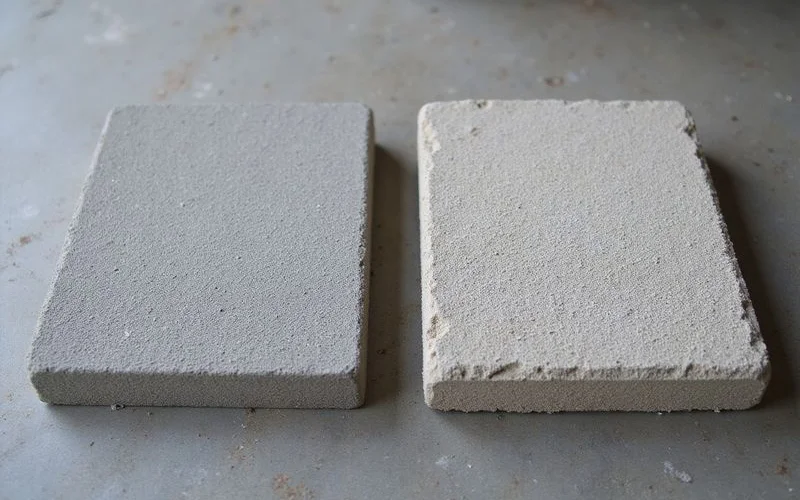 Side-by-side CSP profile samples of a diamond-ground versus a shot-blasted surface