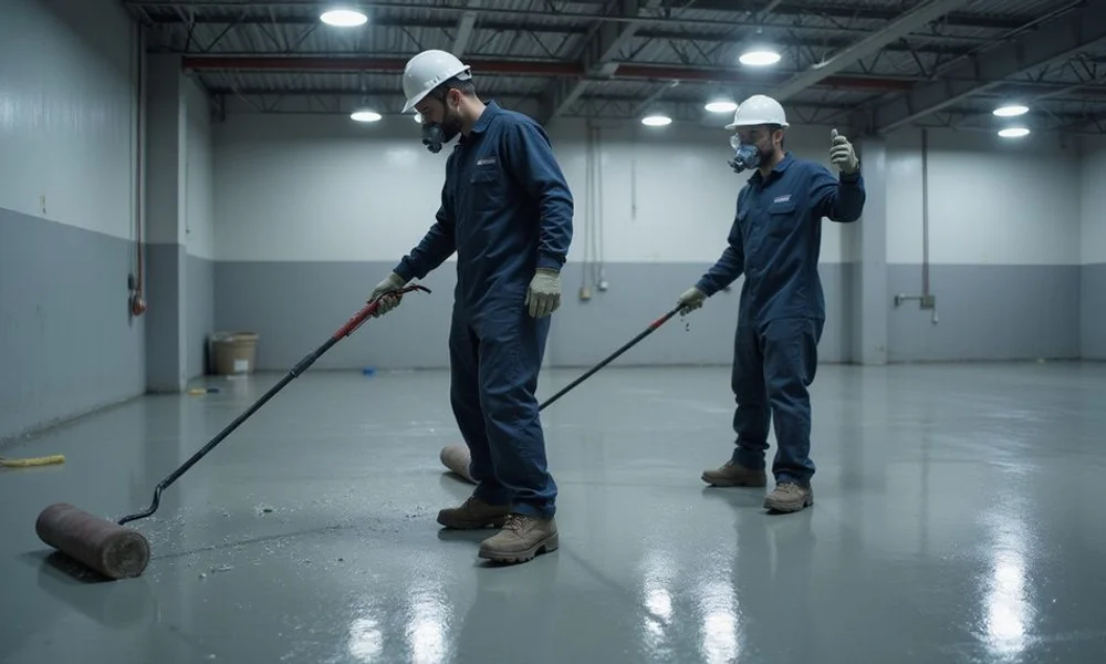 Commercial Epoxy in progress