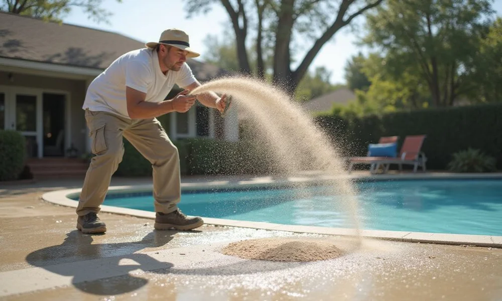 Pool Deck Coatings in progress
